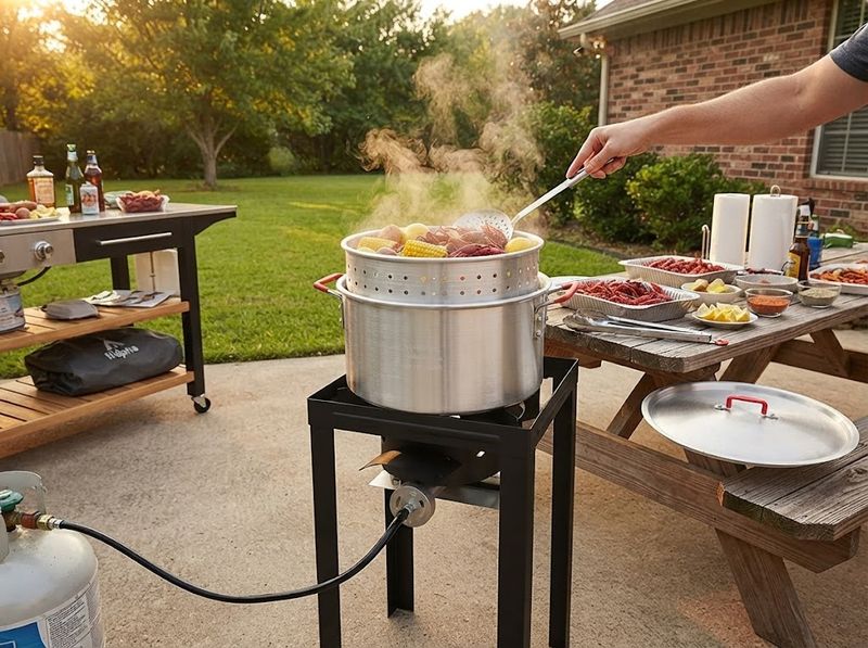 10QT Propane Fish Fryer with Basket